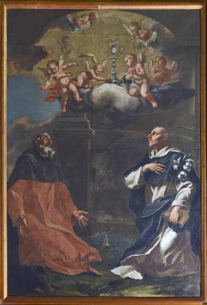Gloria del Santissimo adorato da Sant'Antonio Abate e da San Domenico