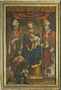 Madonna con Bambino in trono con San Gottardo, San Rocco e San Donato