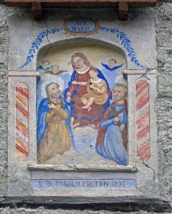 Madonna con Bambino con San Pietro e San Simone Zelota (?)