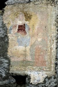 Madonna del Rosario e santo