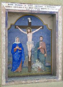 Crocifissione di Cristo con la Madonna e San Bartolomeo