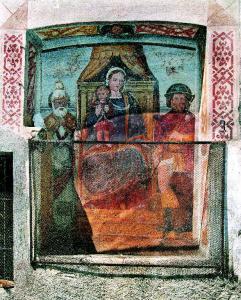 Madonna con Bambino in trono con San Pietro e San Rocco