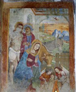 Natività di Gesù con San Sebastiano
