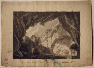 Scena raffigurante una grotta