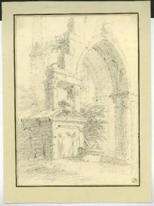 Arco diroccato con piccolo mausoleo
