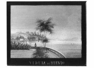 Veduta del lago di Como, Blevio.