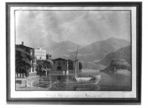 Veduta del lago di Como, villa Sommariva.