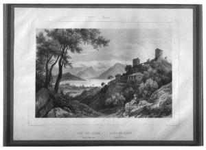 Veduta del lago di Como, Torre di Vercini