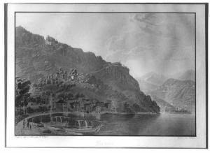 Veduta del lago di Como, Musso.