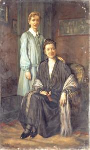 Ritratto di Carolina Annoni Bosisio e Annetta Bosisio