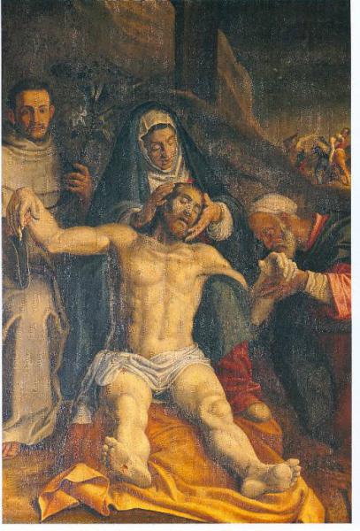 Pieta con S. Antonio da Padova e S. Facio