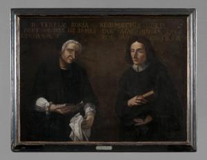 Ritratti dei benefattori Donna Teresa Boria e del figlio Rev. Mattia Boria
