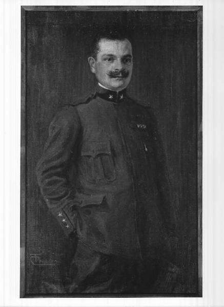 Ritratto in divisa da ufficiale del cavalier ragionier Aldo Raimondi