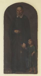 Ritratto di ecclesiastico con bambino