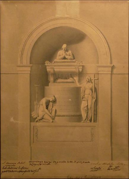Monumento sepolcrale in onore di Stefano Antonio Morcelli da erigersi nella Parrocchiale di Chiari