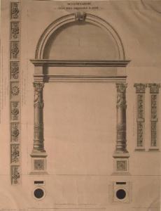 Antica porta maggiore della chiesa parrocchiale di Chiari