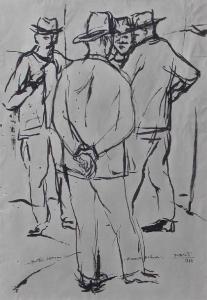 Quattro uomini al mercato di Chiari