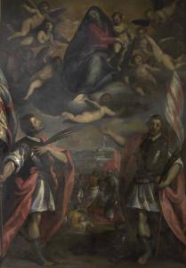 Madonna con Bambino e i santi Faustino e Giovita
