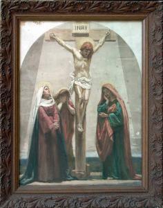 Crocifissione di Cristo con la Madonna, santa Maria Maddalena e san Giovanni Evangelista