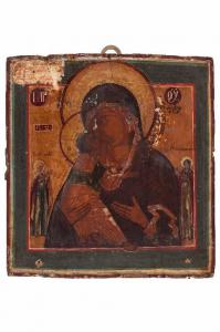 Madre di Dio di Vladimir con le sante martiri Daria e Parasceve