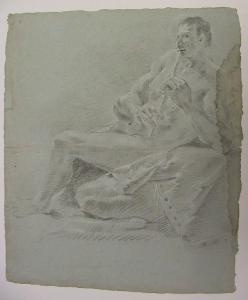 Figura maschile seduta