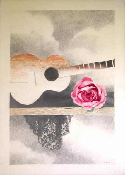 Rosa e chitarra
