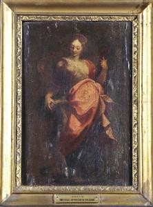 Figura allegorica (uno degli affreschi di Bologna)