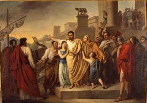 La partenza di Attilio Regolo per Cartagine