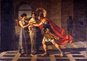 L'incontro di Ettore e Andromaca alla porta Scea