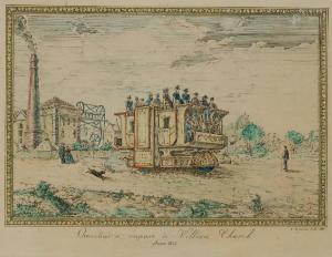 Omnibus a vapore di Willam Church / Anno 1832