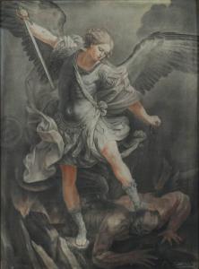San Michele Arcangelo combatte contro Satana
