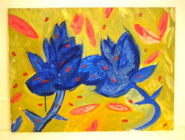 Due fiori blu
