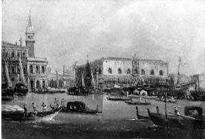 Il Bucintoro davanti a Palazzo Ducale