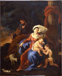 Sacra famiglia con San Giovannino