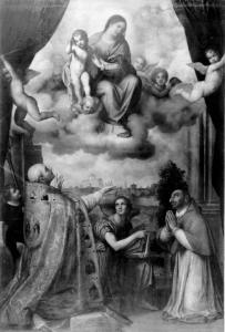 Madonna in gloria col Bambino e i Sant'Ambrogio e Carlo Borromeo