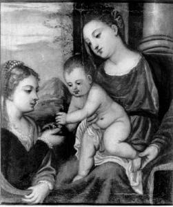 Madonna col Bambino e Santa