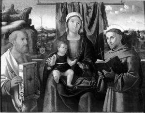 Madonna col Bambino tra i Santi Pietro e Francesco d'Assisi