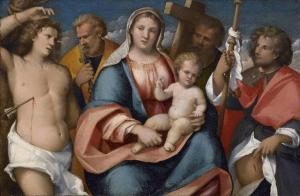 Madonna con il Bambino tra i santi Sebastiano, Pietro, Andrea e Rocco