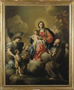 Madonna col Bambino, San Francesco di Paola, l' Angelo custode e un fanciullo