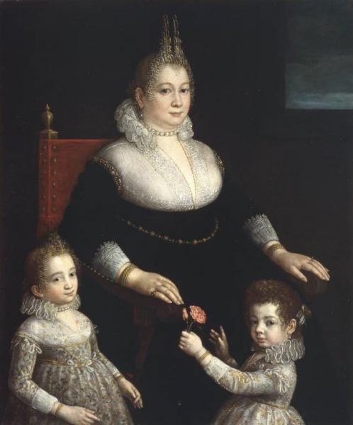 Ritratto di donna con bambine