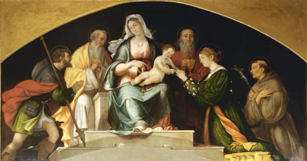 Madonna con Bambino in trono e Santi