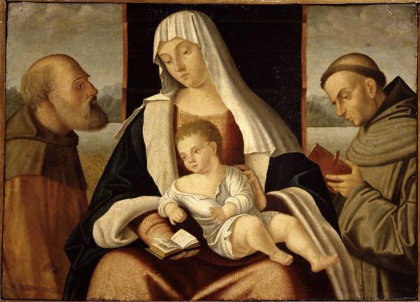Madonna con Bambino in trono con San Giuseppe e San Francesco d'Assisi