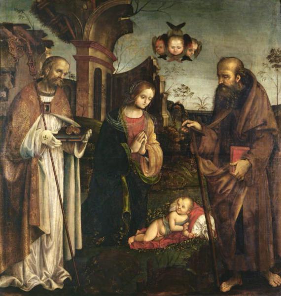 Madonna con Bambino tra San Nicola di Bari e Sant'Antonio Abate
