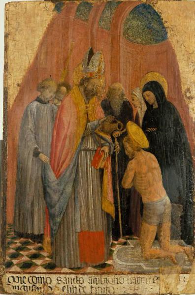 Sant'Ambrogio battezza Sant'Agostino