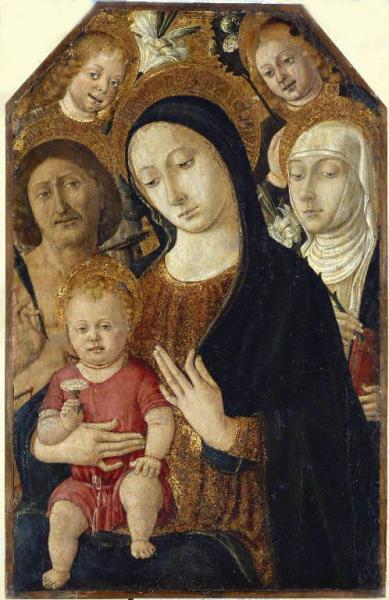 Madonna con Bambino e angeli tra San Sebastiano e Santa Caterina da Siena
