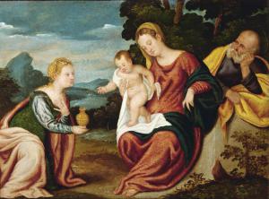 Madonna con Bambino, San Giuseppe e Santa Caterina d'Alessandria