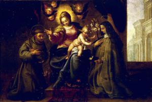 Madonna con Bambino tra San Francesco d'Assisi e Santa Chiara