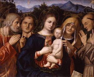 Madonna con Bambino tra San Giuseppe, Sant'Antonio da Padova, Sant'Anna e San Francesco d'Assisi