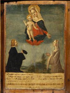 Madonna con Bambino tra Leonardo e Giulia Comenduno