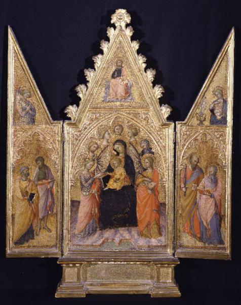 Matrimonio mistico di Santa Caterina d'Alessandria con San Giacomo maggiore, Sant'Antonio abate e Santa Giustina